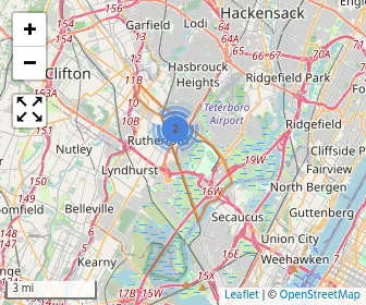 Area schools map